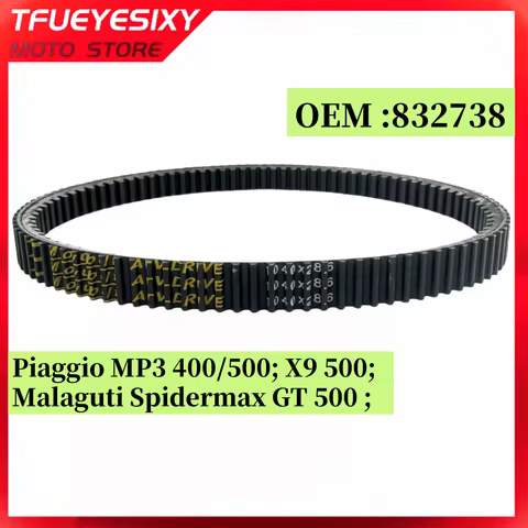 Drive Belt 832738 1040X28.6 For Piaggio MP3 500 LT RL Sport 500 X10 X9 500 Executive Evolution ABS A