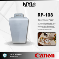 Canon RP108 Ink & Paper Pack Postcard 6x4 Size (148x100MM)