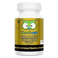 Complete Complex Capsules - Multivitamin + Multimineral + Superfoods - German Quality - Contains All Vitamins and Important Minerals - Vegan - Suitable for Children - No Additives - Vitamineule®