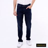 Freego Mens Denim Long Pants Slim Tapered Fit Stretch GBB23-0019