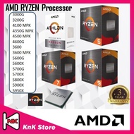 AMD RYZEN 3/5/7/9 CPU PROCESSOR [3000G/3200G/3400G/3600/4100/4350G/4500/4600G/5600G/5600X/5700G/5800