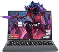 16" AMD 2025 Laptop with AMD Ryzen 7 5000 Series (8C/16T, up to 4.3GHz), 16GB RAM 512GB NVMe SSD Win