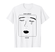 Aesthetic Sad Girls Club T-Shirt Comic Girl Crying