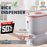 Auto Rice Dispenser with Rinsing Cup 5kg -12kg Simpanan Bekas Beras Nasi Makanan 儲米箱桶/米桶