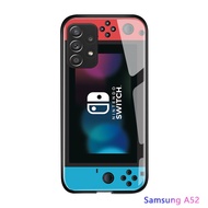 เคสสำหรับ Samsung Galaxy A52S 5G/A52/A52 5Gเคสโทรศัพท์มือถือกระจกนิรภัยเทมเปอร์มันวาวกันกระแทกเคสลายเกม Nokia สำหรับเด็กผู้ชาย