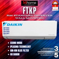 DAIKIN INVERTER AIR-CONDITIONER WALL MOUNTED 1.0HP-2.5HP FTKP/FTKH-SMARTO SERIES (5 STAR) R32/DAIKIN