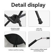 【VVL】- Moon Chair Breathable Outdoor Chair Camping Fishing Chair Mesh Breathable Anti Sinking Chair