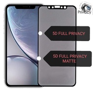Iphone11 Iphone11Pro Iphone11ProMax IphoneX IphoneXR IphoneXSMAX Privacy Matte 5D Clear Full Screen 
