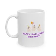 Cute Ghosts Halloween Birthday Mug Ceramic Mug 11oz