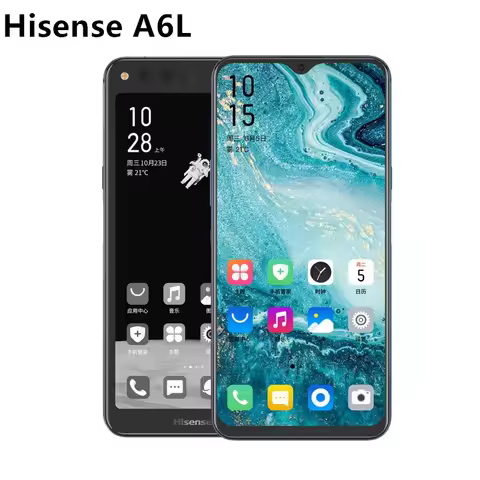 Hisense A6L Cell Phone Snapdragon 660 Android 9.0 6.63" AMOLED+5.84" Ink Dual Screen 6GB RAM 128GB R