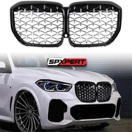 Bmw g05 diamond grill black silver