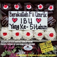 Topping Kue Cake Donat Ultah Ulang Tahun Huruf Aida'S Snack Bandung