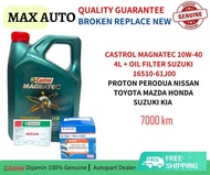 Castrol Magnatec 10W40 10W-40 Semi Synthetic Engine Oil 4L Original + Suzuki Oil Filter 16510-61J00 