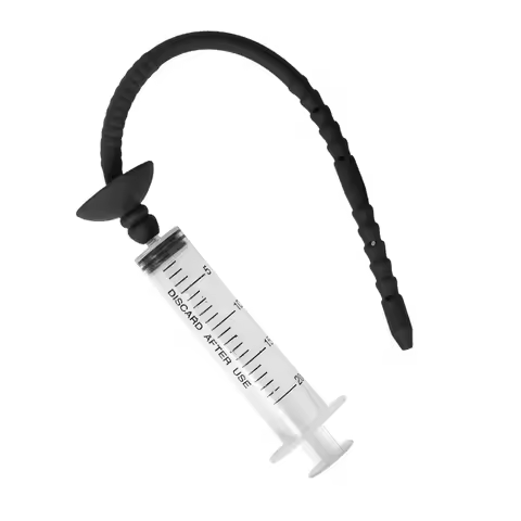 Men's Long Hollow Guide Plug Syringe Injection Urethral Tube - Multi-Purpose Silicone Urethral Stick