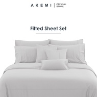 AKEMI TENCEL™ Lyocell Accord Fitted Sheet Set 1300TC - Rimmo (Super Single/ Queen/ King/ Super King)
