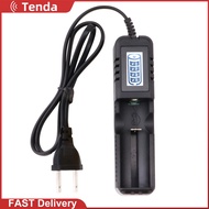 1/2 khe cắm LCD 18650 Bộ sạc pin độc lập sạc bộ sạc thông minh 4.2V Bộ sạc pin cho 18650 sạc