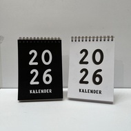 A6 2026 CALENDAR AESTHETIC TABLE CALENDAR A6 SIZE TABLE CALENDAR 2026 TABLE CALENDAR