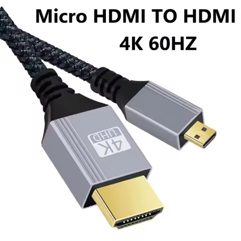 10m 5m 3m 2m 4K Micro HDMI Cable Micro HDMI to HDTV HDMI Cable HD 4K@60HZ Compatible HDMI TO MICROHD
