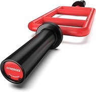 Synergee Tricep Bar 25 lbs for Maximum Gains & Comfort for Extensions, Curls, & Pressing Workouts Up