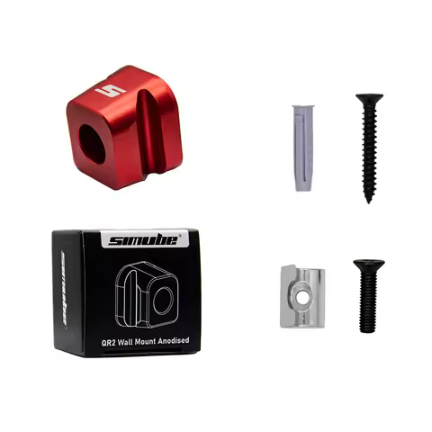 Simube Steering Wheel Wall mount For Fanatec QR2, Aluminum Alloy Material, Cnc, And Anodizing Proces