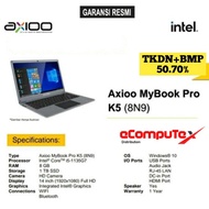 NOTEBOOK AXIOO MYBOOK PRO K5 8N9 I5 1135G7 8GB 1TB 14 TKDN GARANSI RESMI