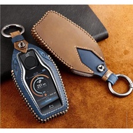 Geniune Leather Car LED Display Key Case For BMW 5 7 Series G11 G12 G30 G31 G32 i8 i12 i15 G01 G02 G