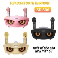 Loa Bluetooth karaoke kèm 2 míc SDRD-306/SDRD 306 Plus công suất 30w