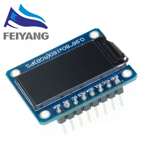 TFT Display 0.96 / 1.3 1.44 1.77 1.8 2.0 2.4 Inch IPS 7P SPI HD 65K Full Color LCD Module ST7735 Dri