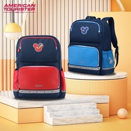 AT/🪁Samsonite American Travel First Grade Boys and Girls Schoolbag Backpack Backpack Year 23 Grade Primary School Studen