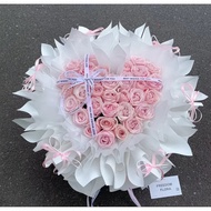 99 LOVE Pink Rose Bouquets 99朵粉芭蕾玫瑰花