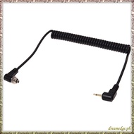 [S D K G] 2.5mm to Male PC Flash Sync Cable Screw Lock for Trigger Studio Light