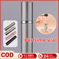 1Pc 5ml Refillable Perfume Spray Portable Self Pump Perfume Subpackage Bottle Atomizer Mini Perfume 
