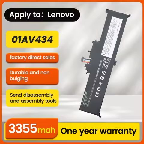 BNN 01AV434 3355mAh Laptop Battery For Lenovo ThinkPad Yoga 370 X380 01AV432 series SB10K97591/SB10K