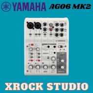 Yamaha AG06 MK2 6-channel Mixer and USB Audio Interface - White / Black ( AG-06 MKII )