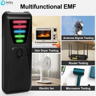 ISITA EMF Meter, Digital Handheld Electromagnetic Radiation Tester, EMF Magnetic Field Portable High