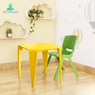 1 Set Olymplast Children's Study Table and Chair 2 chairs OK 305 + OCT 08 Table