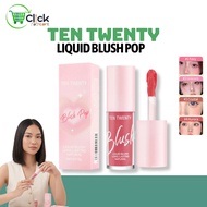 TEN TWENTY Liquid Blush Pop for a Natural Glow Long Lasting 4 Colors