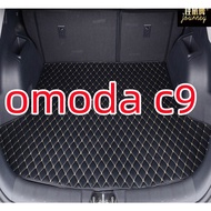 Ready Stock for omoda c9 Car Leather Rear Compartment Mat Luggage Compartment Mat Rear