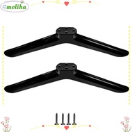 MOLIHA TV Stand Base Mount, Black Universal TV Base Stand Legs,  With Screws TV Stand Leg Base Brack