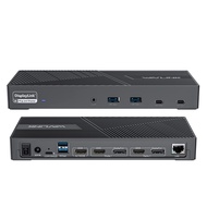 WAVLINK DisplayLink Docking Station Triple Monitor 4K@60Hz for 3 Monitors, 100W Charging for Thunder