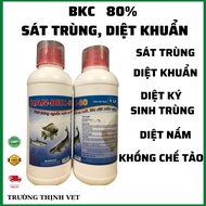 "Hoàn tiền đến 10%" BKC 80%  Sát trùng diệt khuẩn diệt ký sinh trùng tảo 1 lít. Thú y Trường Thịnh