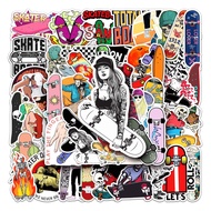 Skateboard Stickers - 50 Pcs Cartoon Sports Activities Decals Ball Vinyl Decoration DIY Funny Creati