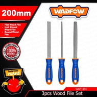 WADFOW 3pcs 8" Wood File Set Flat, Round & Half-Round Rasp Tool Kit WSF1403 WHT - TFM