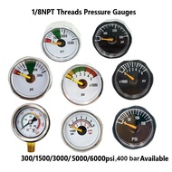 [POWS] PCP Air Pressure Gauge Mini Micro Manometer 1/8 NPT