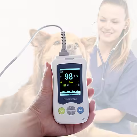 USMILEPET Handheld Veterinary Pulse Oximeters Finger Pulse Oximeters For Pet Portable Vet Pulse Oxim