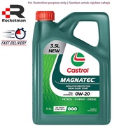 CASTROL MAGNATEC 0W20 (3.5LITRE) FULLY SYNTHETIC ENGINE OIL MYVI AXIA BEZZA