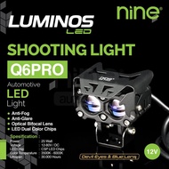 WAJIB UPGRADE LAMPU LED TEMBAK SOROT LASER 2 WARNA ORIGINAL LUMINOS Q6