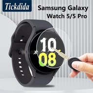 9H Premium กระจกนิรภัยสำหรับ Samsung Galaxy Watch 5 Pro 44มม. 40มม. นาฬิกา4คลาสสิก46มม. Smartwatch หน้าจอ Anti-Scratch Protector ฟิล์ม