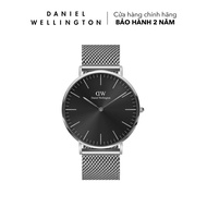 Đồng hồ Daniel Wellington dây lưới thép - DW00100629 40 mm Classic 40 Sterling S Onyx Mặt Đá Onyx Vỏ
