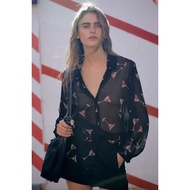 77049 - Black Drinks (XS,S,M,L) - Blouse
